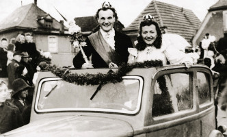 01 Das Zeiler Nachkriegsprinzenpaar 1948: Ormar Loch und Irma Wendenburg