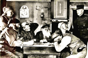 Sperrstunde Postkarte