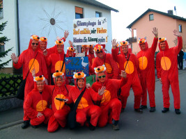 Mit ihren bunten Luftballons waren die „Grandiosen“ eine sehr schöne Gruppe