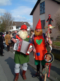 Teufelsgeiger (Rudi Krug) und sein Partner mit dem Schifferklavier