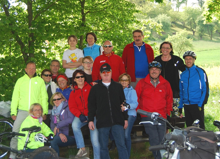 Auf Fahrradtour im Bamberger Raum